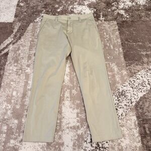 Rhone Commuter Pants Mens 31x28 Khaki Performance Chino Golf Travel Casual